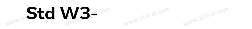 華康儷黑 Std W3字体转换